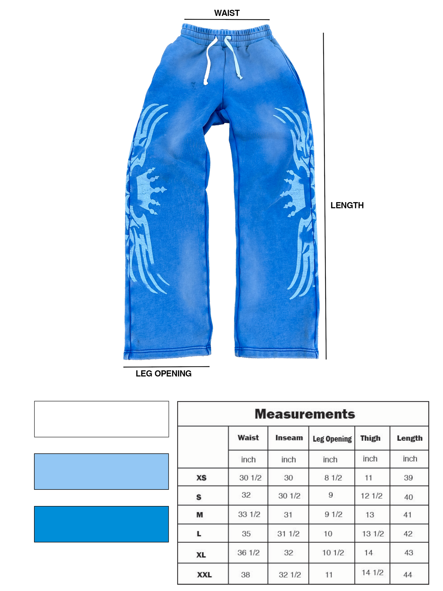 "LEGACY" PANTS (BLUE)