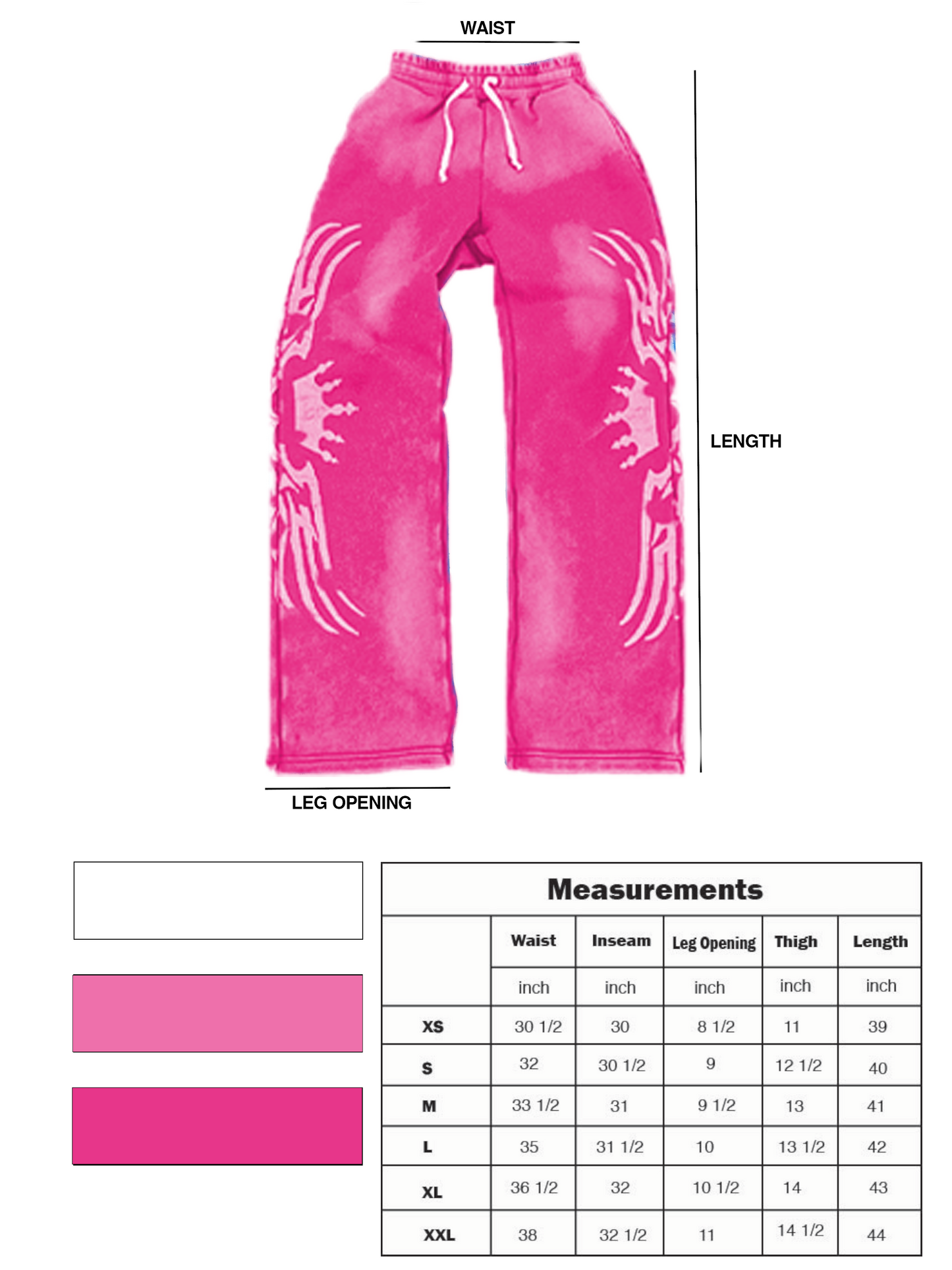 "LEGACY" PANTS (PINK) (Copy)