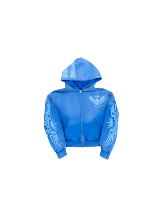 "LEGACY" ZIP-UP (BLUE)